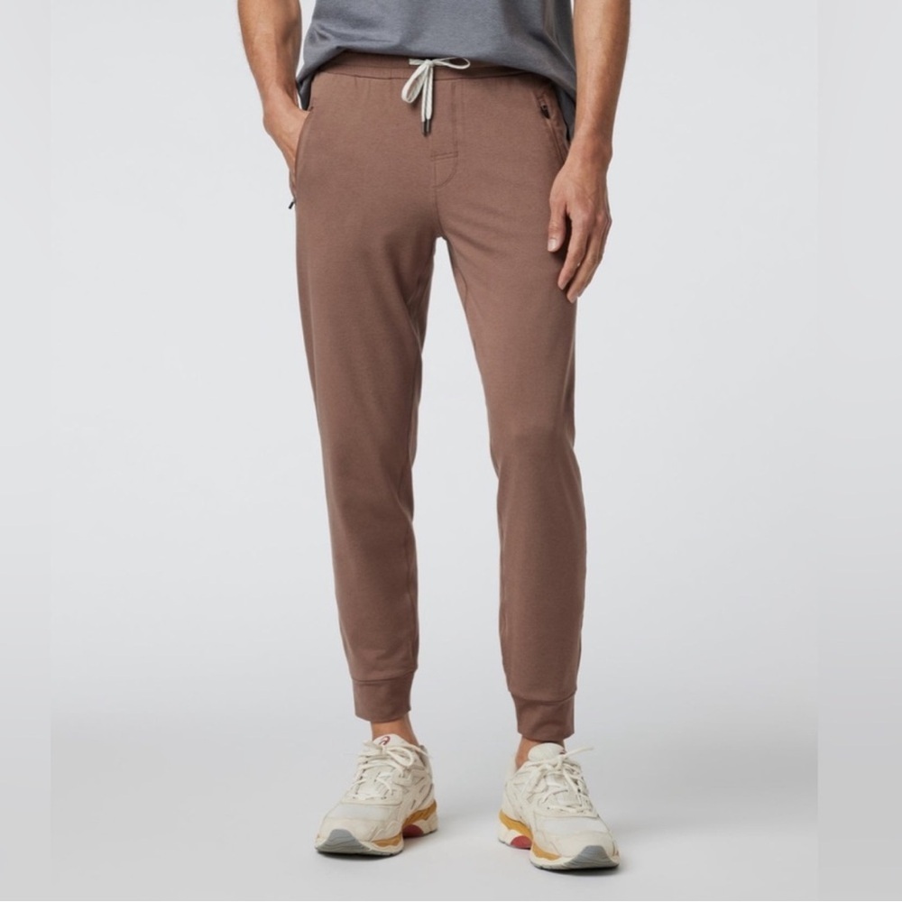 Vuori Men’s Ponto Performance Jogger Comfy Casual Brown